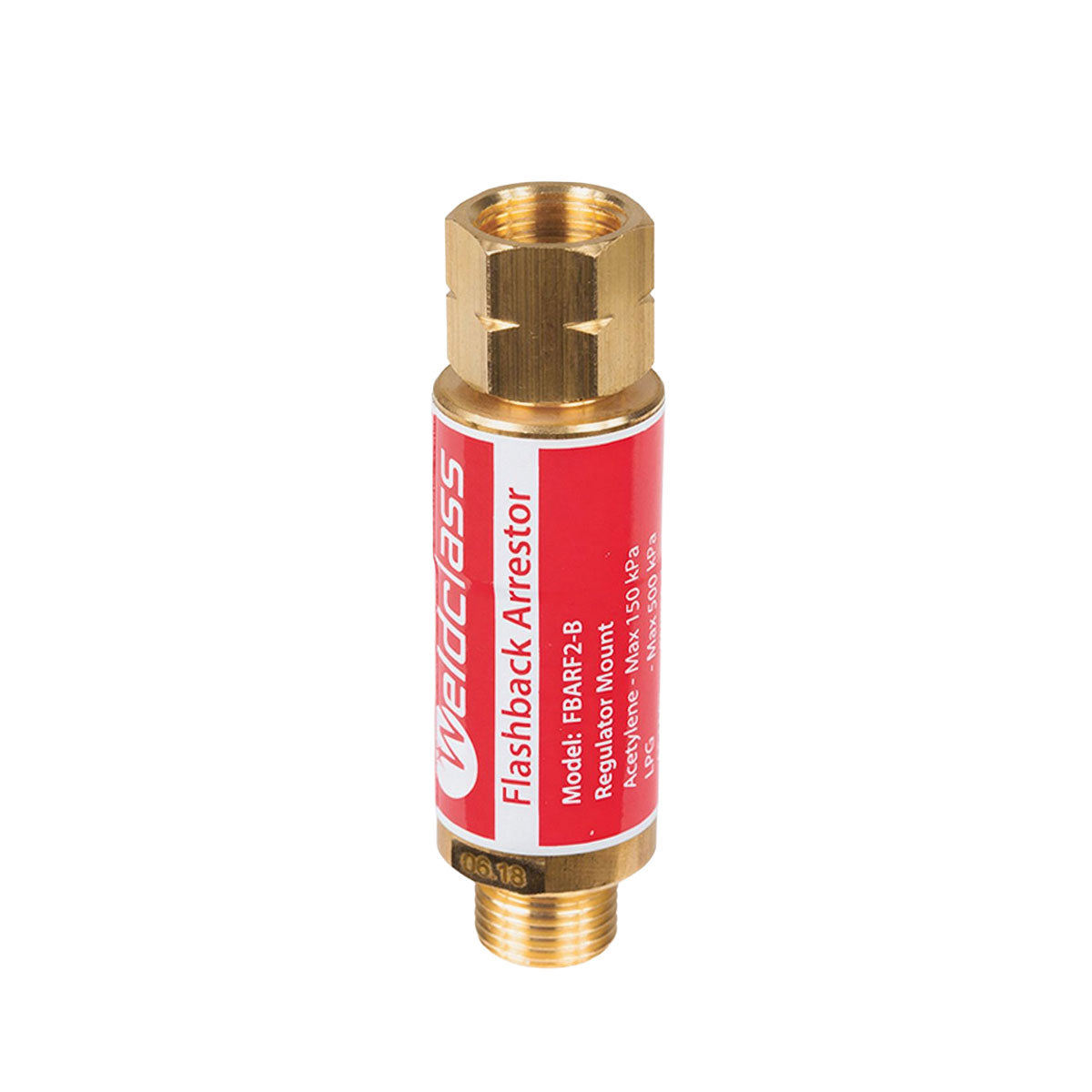 High Flow Regulator End Flashback Arrestor Fuel Gas