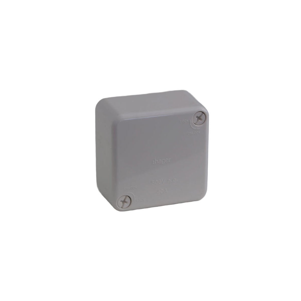 Junction Box Small Square 40A 250V 3 Connectors