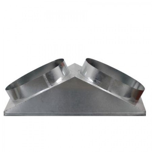 Supply Plenum V Box Spigot 2x350mm 10mm Insulation suits LG Premium Ducted 850*295mm