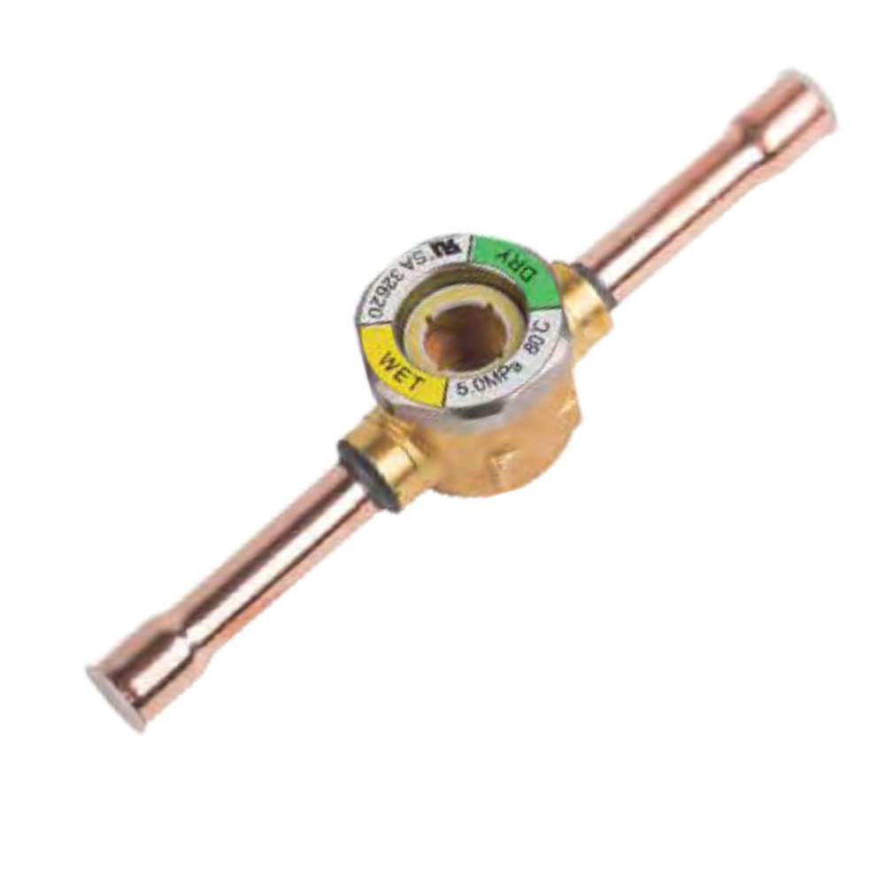 Sight Glass 3/8" (10mm), Solder with Extended Copper Tube