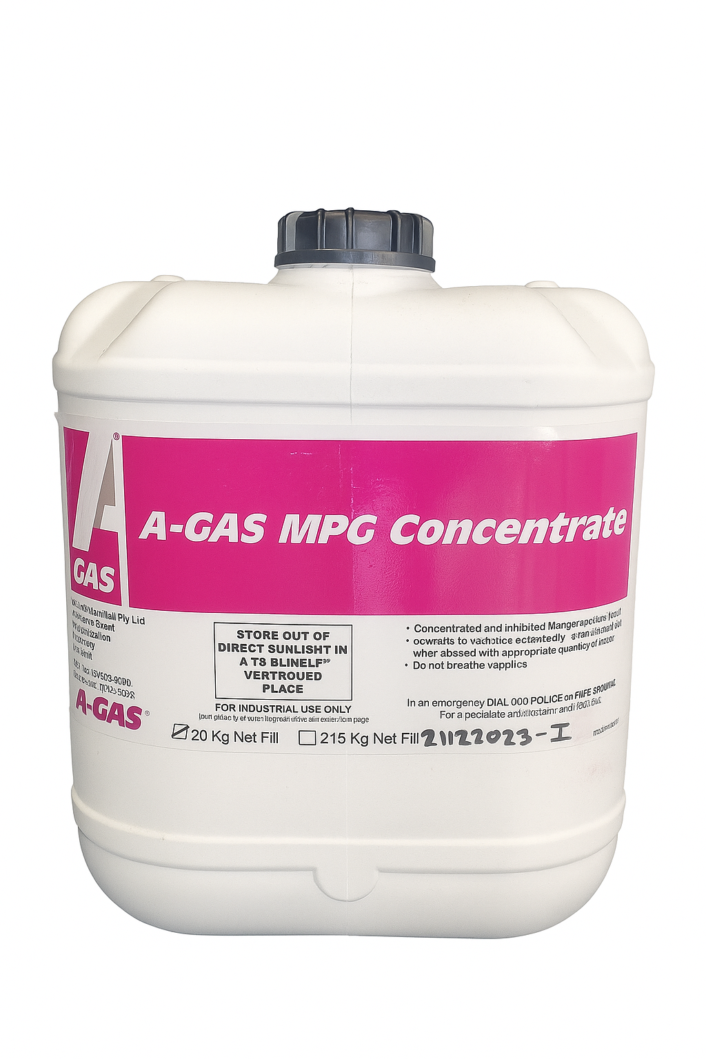 Monopropylene Glycol (MPG) - 20kg