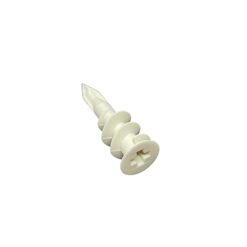 100x Nylon Wall Anchors 13x45mm
