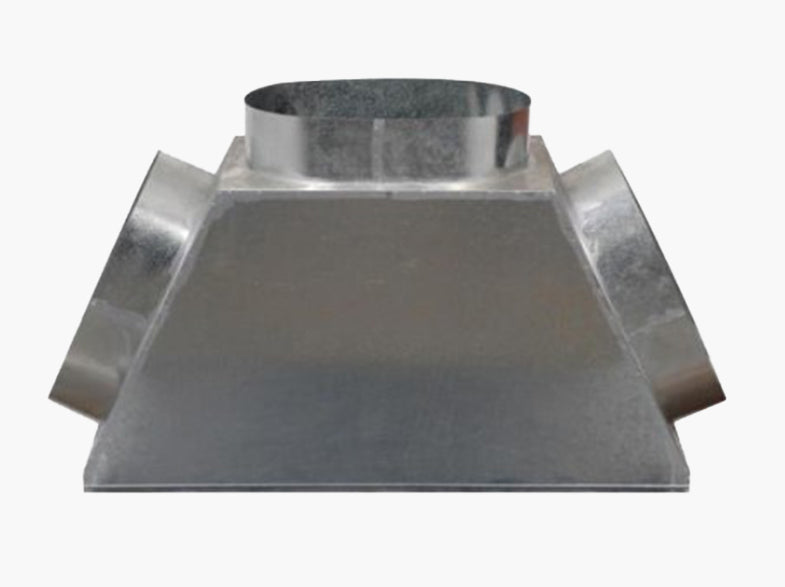 Supply Plenum V Box Spigot 3x350mm 10mm Insulation suits LG Premium Ducted 850*295mm