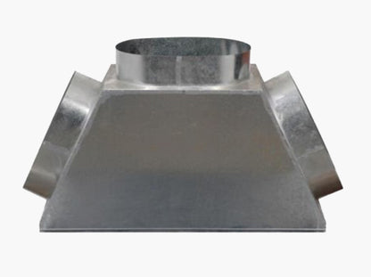 Supply Plenum V Box Spigot 3x350mm 10mm Insulation suits LG Premium Ducted 850*295mm
