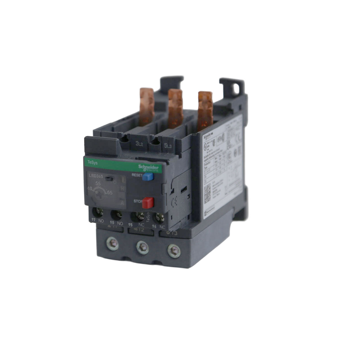 Thermal O/L Relay 3P 1NO-1NC Class 10A Blue 16-24A 690V