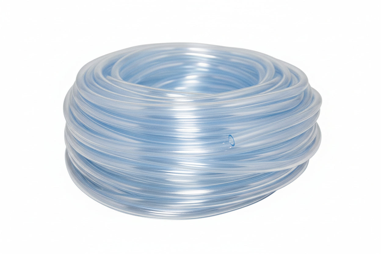 Blue Transparent PVC Hose Vinyl Tube 10mm 30m