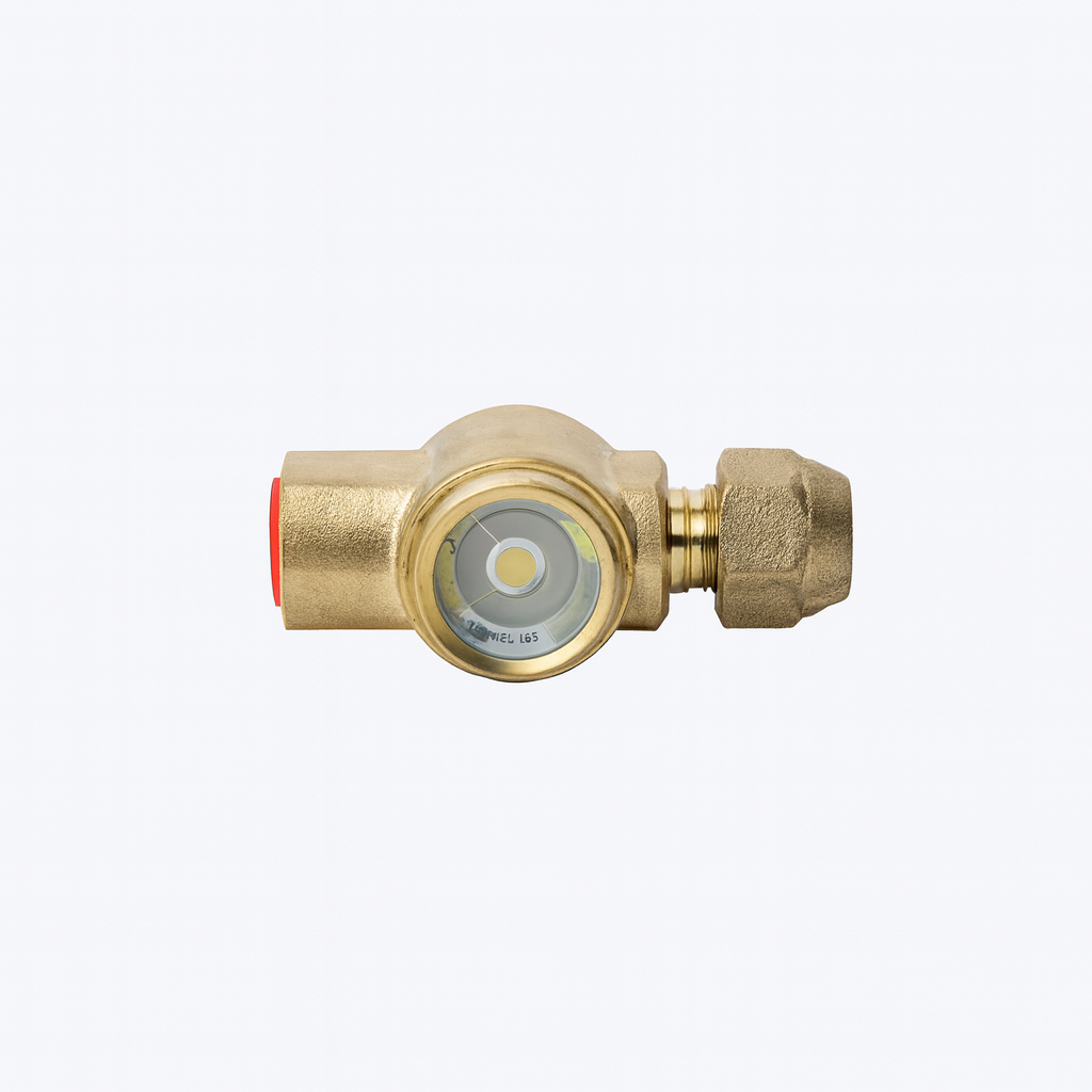 Sight Glass 1/2" (12mm), Male to Swivel Flare Nut