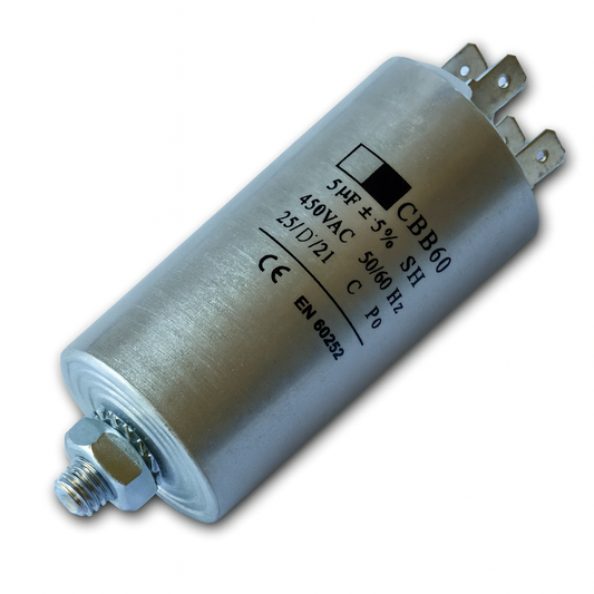 Run Capacitor Threaded 60 MFD 8M BOLT