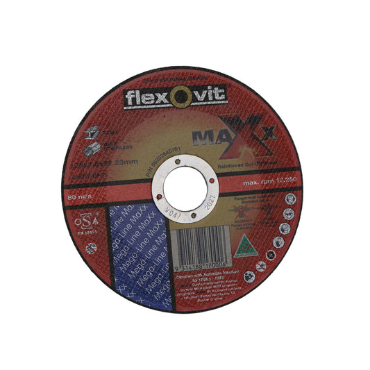 Flexovit Steel & Stainless 125 x 1.6mm  Cut Off Disc - MAXX