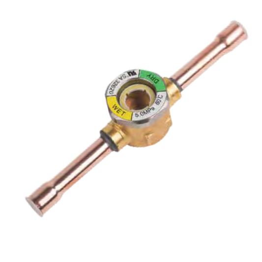 Sight Glass 7/8" (22mm), Solder with Extended Copper Tube