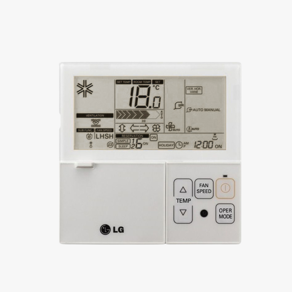 LG Ducted Standard II Wired Wired Remote Controller PREMTB001