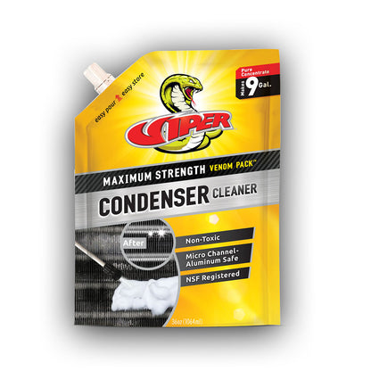 Viper Venom Pack Condenser Cleaner, 1064 mL