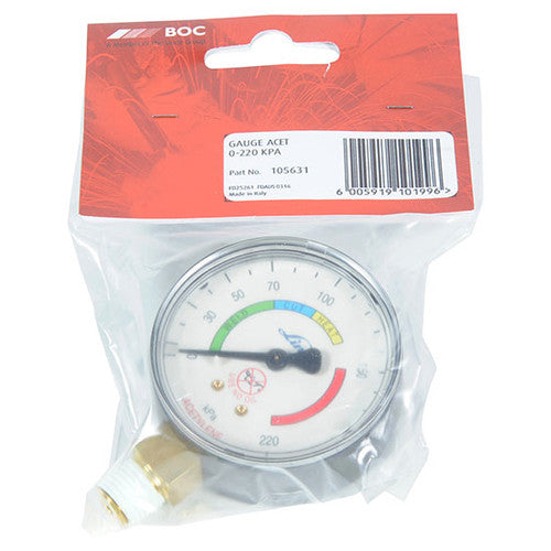 Gauge Outlet Acetylene