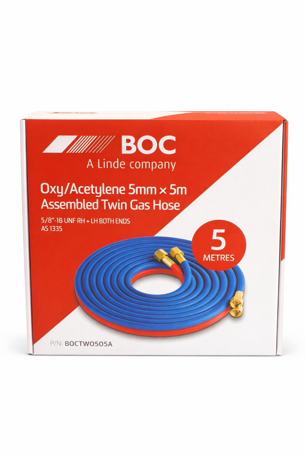 Hose Twin Assembly 5MM OXY/ACET